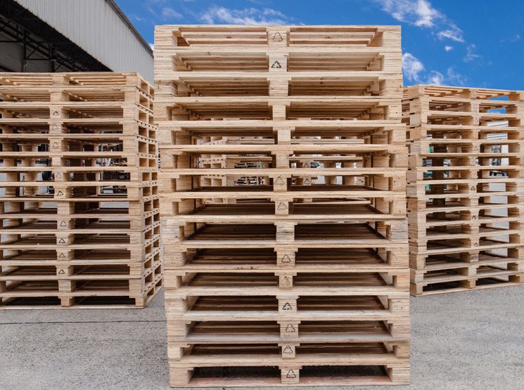 Palets europeos (EUR/EPAL) usados en España Palets usados para logística interna en España